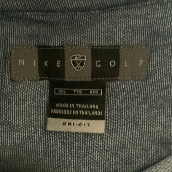 Dri-Fit Dark Blue Short Sleeve Polo Shirt Size XXL - Picture 3 of 3